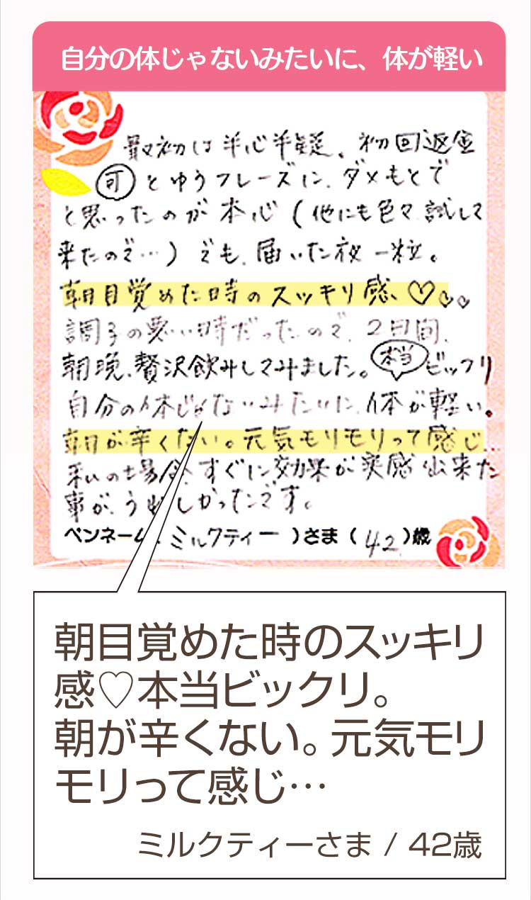 お客様の声