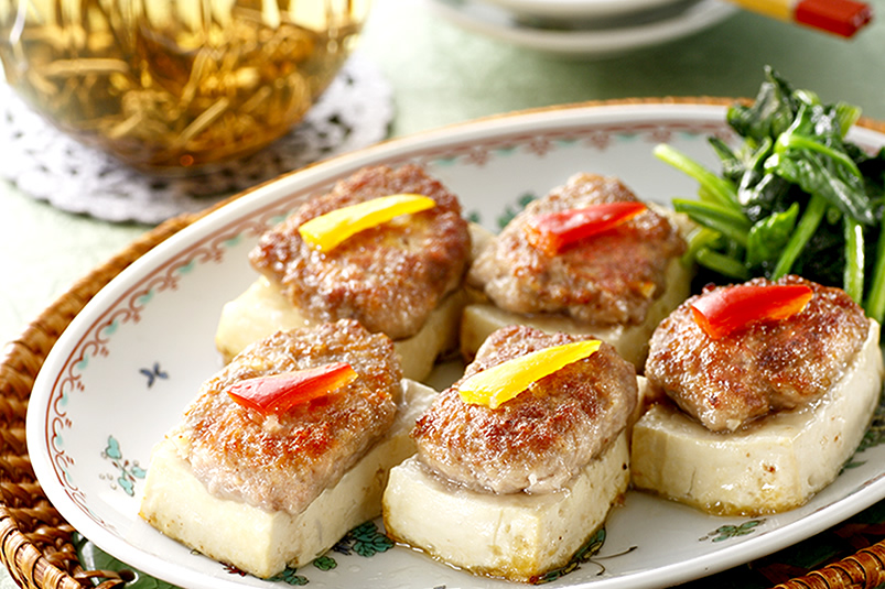 豆腐のひき肉焼き